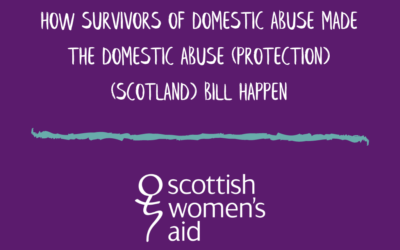 How survivors of domestic abuse made the Domestic Abuse (Protection) (Scotland) Bill happen