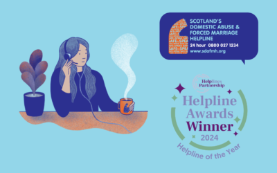 Scotland’s Domestic Abuse and Forced Marriage Helpline awarded Helpline of the Year!