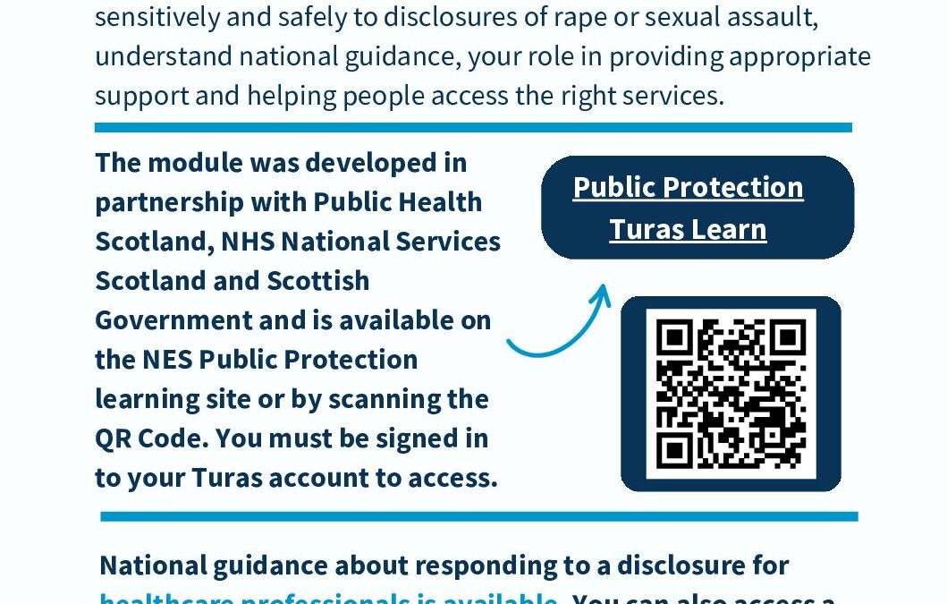 Turas Learning Examples Turas eLearning – Responding to a disclosure of rape and sexual assault ...